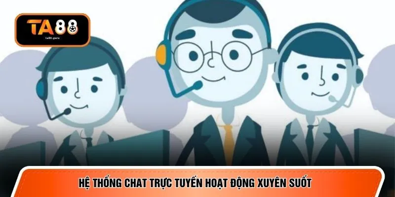Hệ thống chat trực tuyến hoạt động xuyên suốt